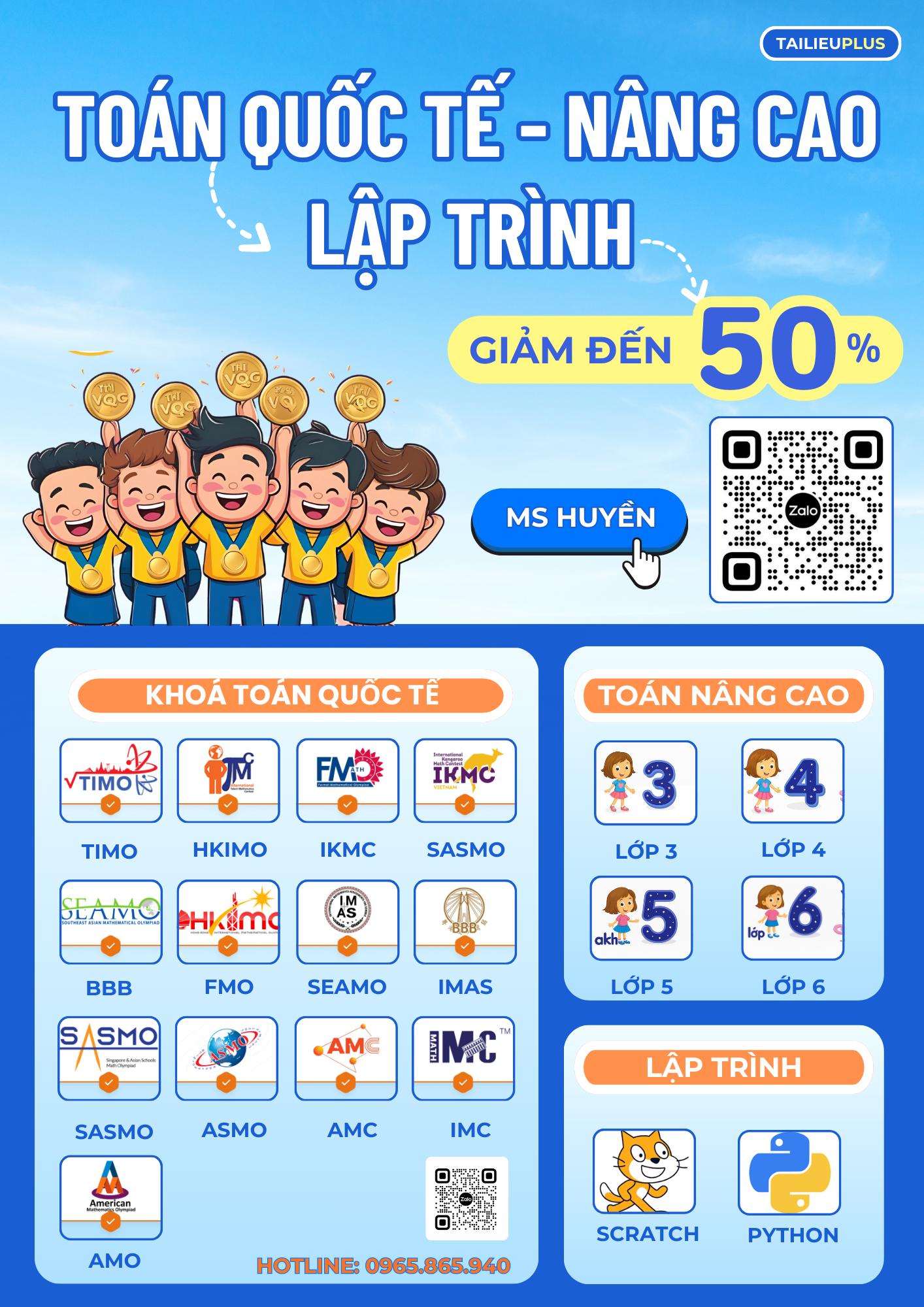 Tài liệu luyện thi